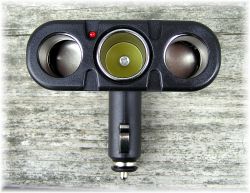 Three Port Receptacle Adaptor